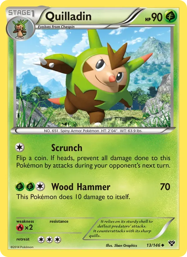 Quilladin, XY
