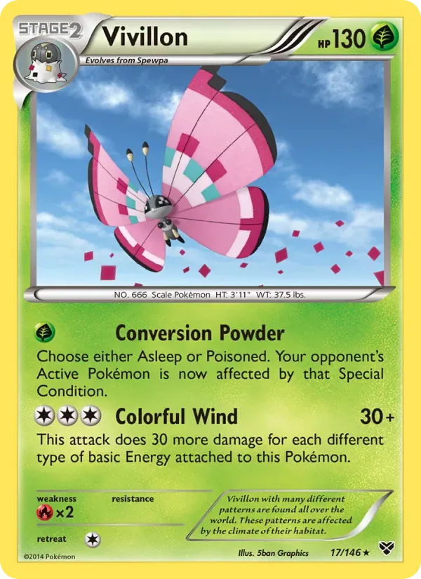 Vivillon, XY
