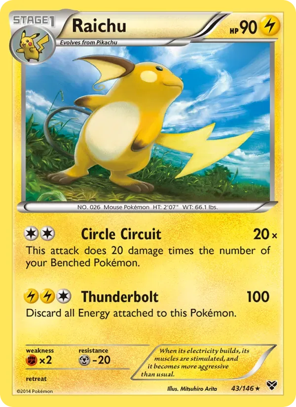 Raichu, XY