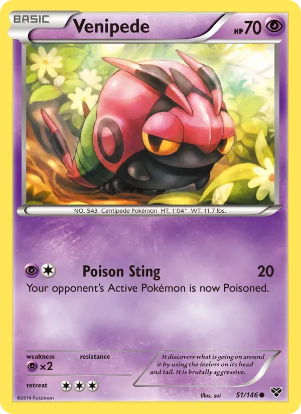 Venipede, XY