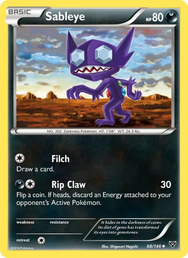 Sableye, XY