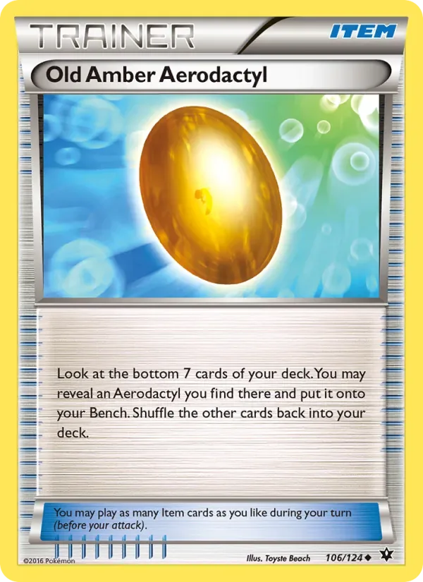 Old Amber Aerodactyl, Fates Collide