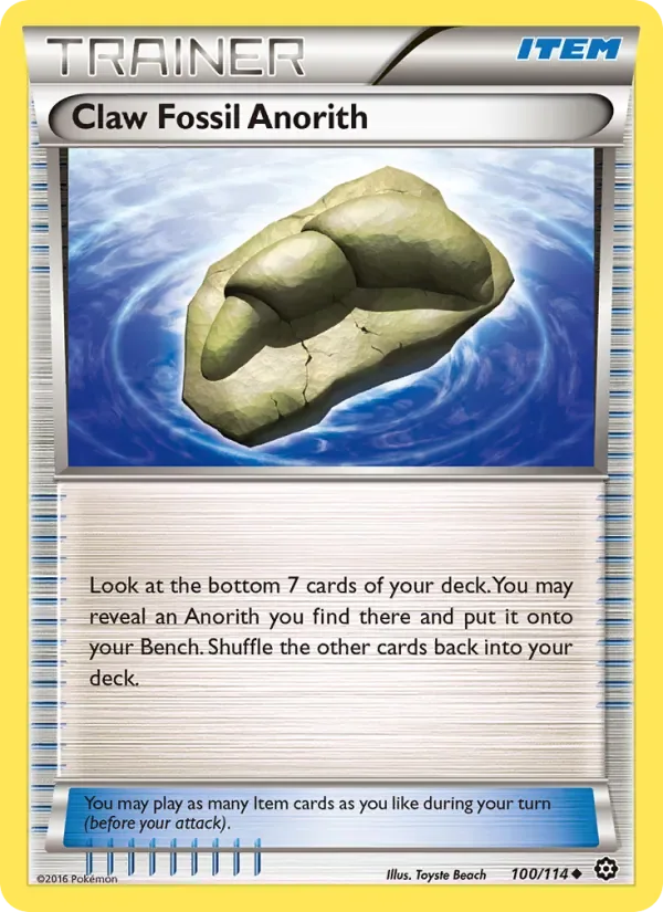 Claw Fossil Anorith, Steam Siege