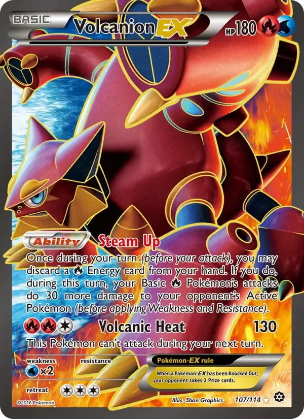 Volcanion EX, Steam Siege