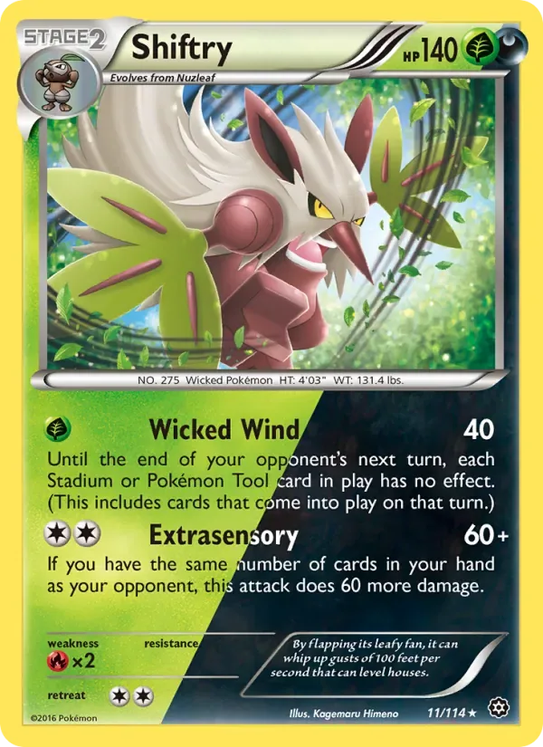 Shiftry, Steam Siege
