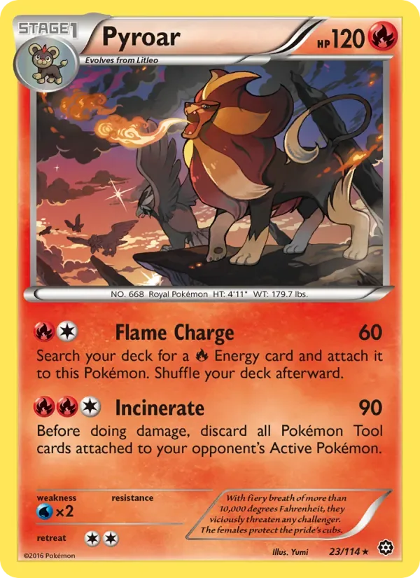 Pyroar, Steam Siege