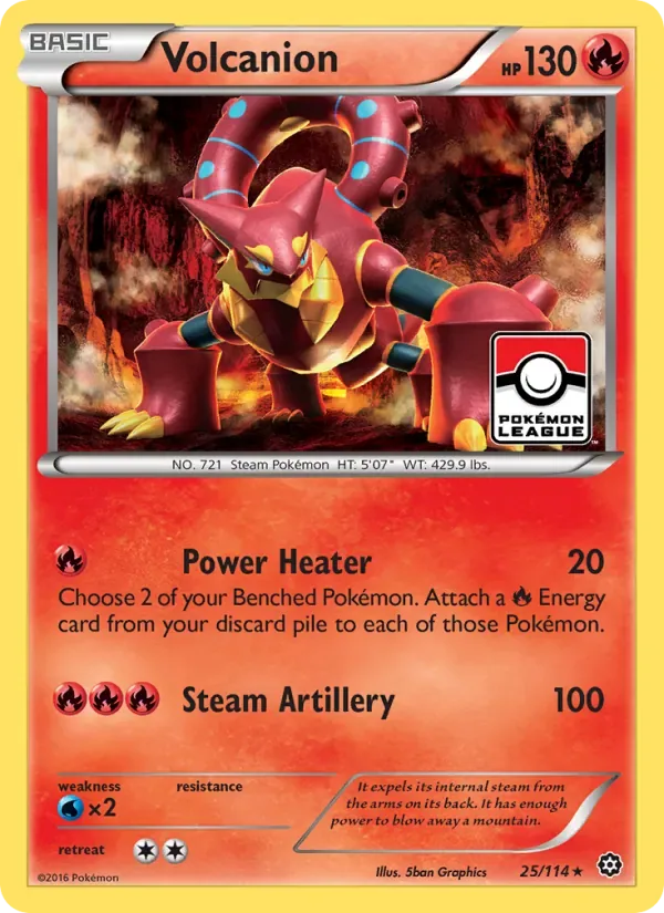 Volcanion, Steam Siege