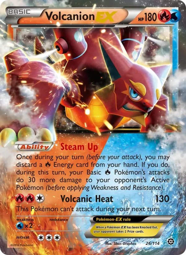 Volcanion EX, Steam Siege