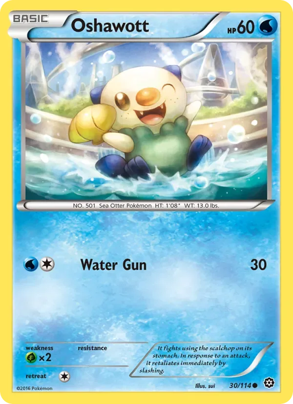 Oshawott, Steam Siege