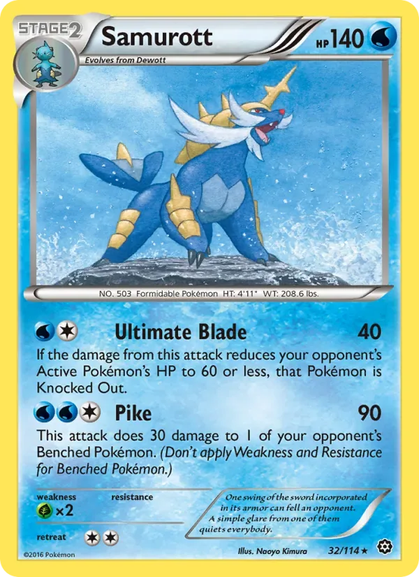 Samurott, Steam Siege