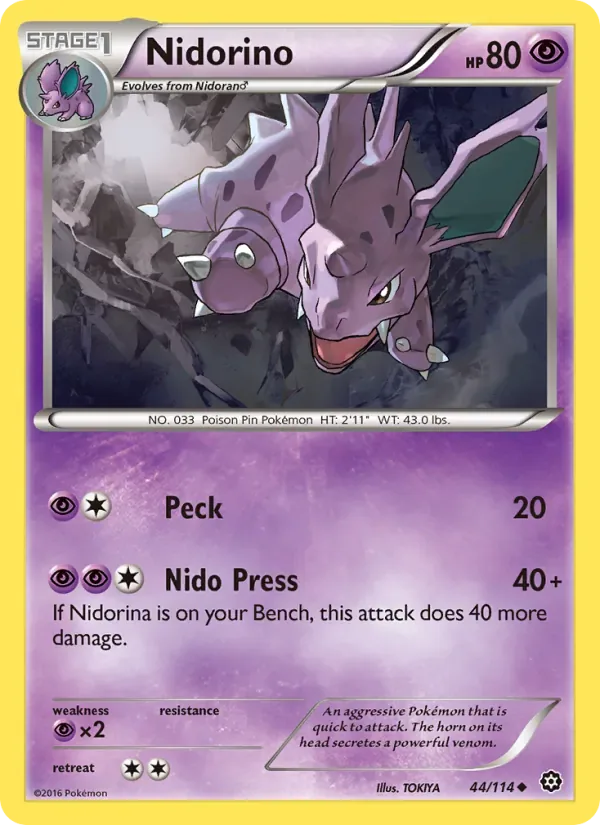 Nidorino, Steam Siege