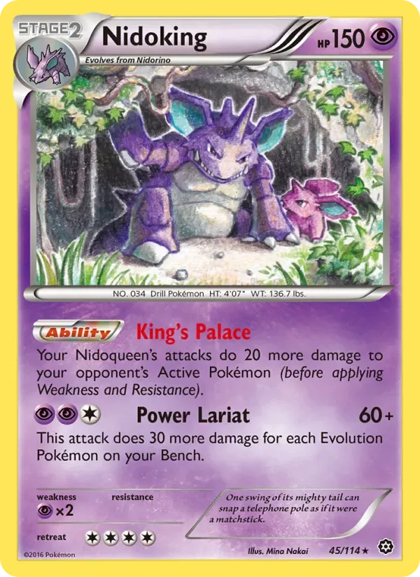 Nidoking, Steam Siege