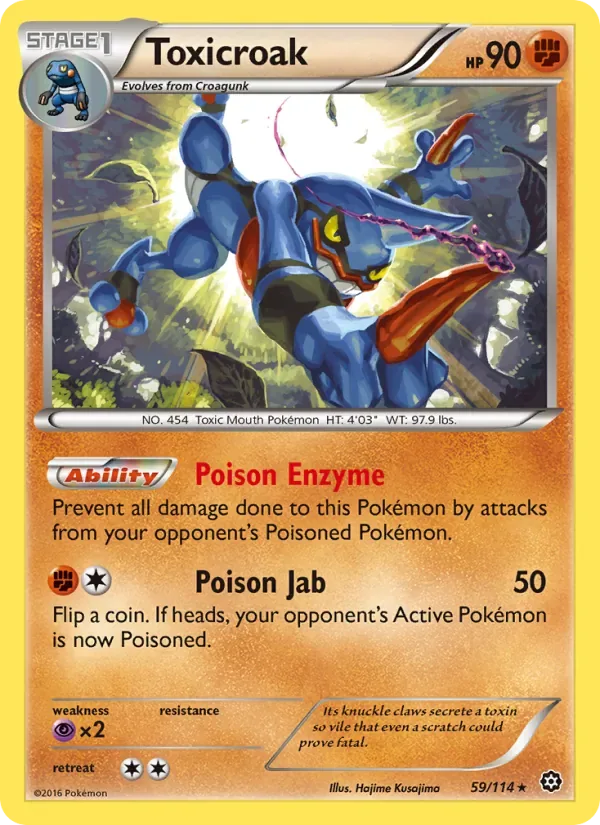 Toxicroak, Steam Siege