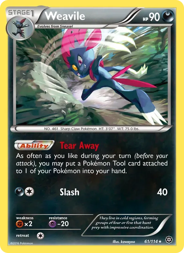 Weavile, Steam Siege
