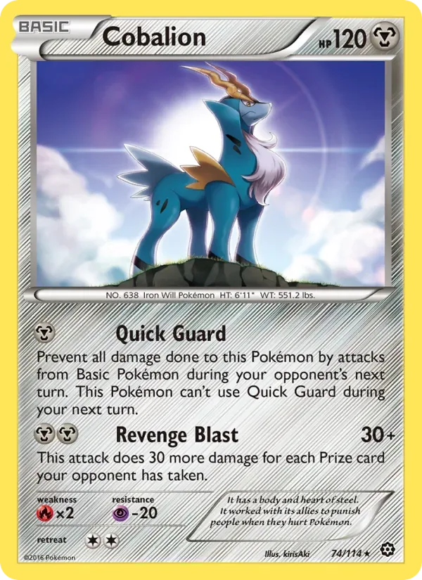 Cobalion, Steam Siege