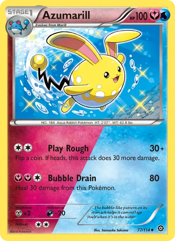 Azumarill, Steam Siege