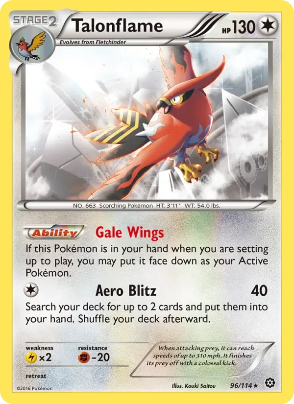 Talonflame, Steam Siege