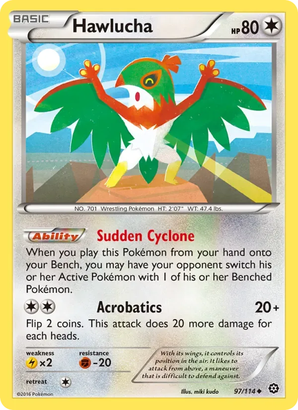 Hawlucha, Steam Siege