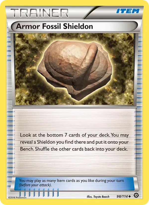 Armor Fossil Shieldon, Steam Siege