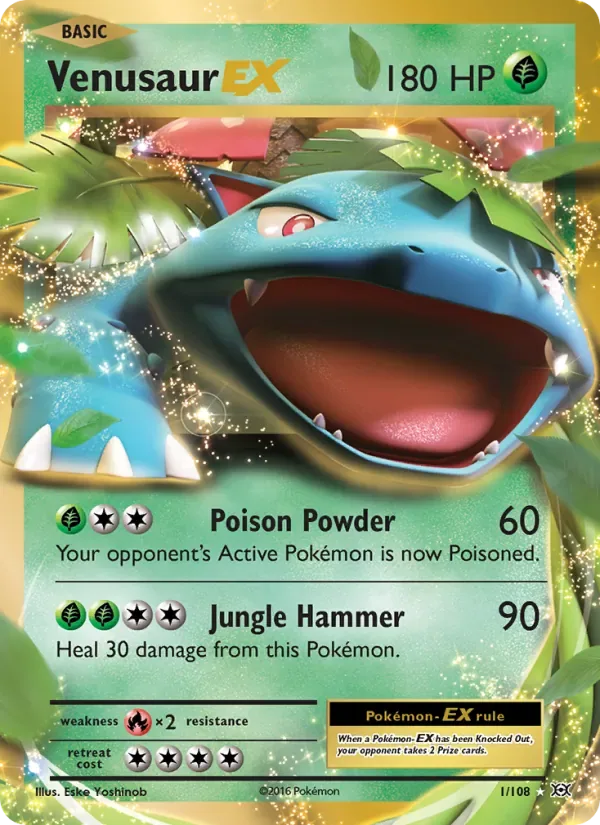 Venusaur EX, Evolutions