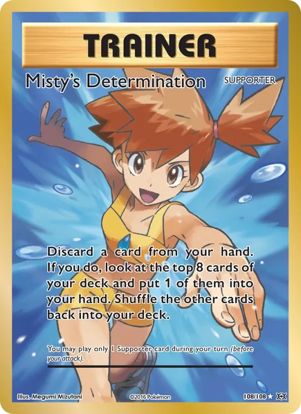Misty's Determination, Evolutions