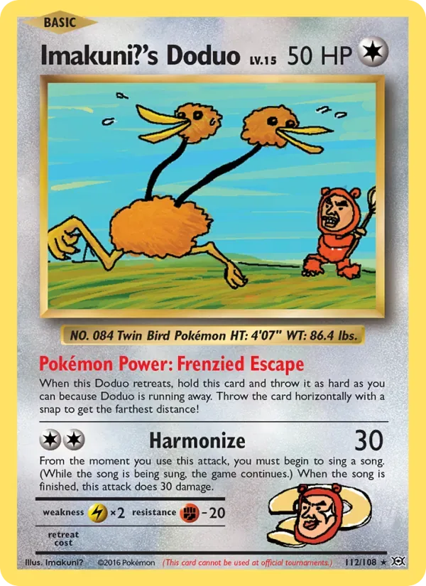 Imakuni?'s Doduo, Evolutions
