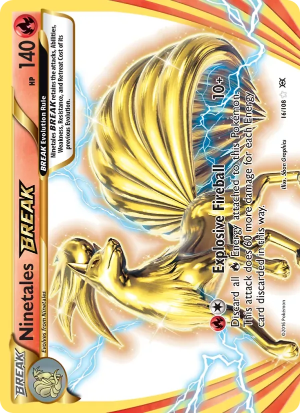 Ninetales BREAK, Evolutions