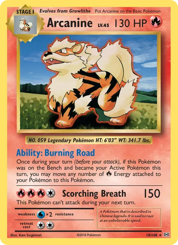 Arcanine, Evolutions