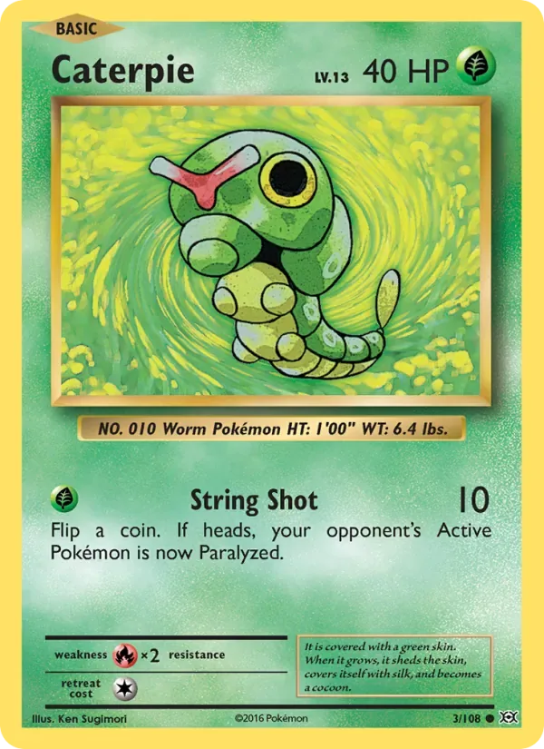 Caterpie, Evolutions