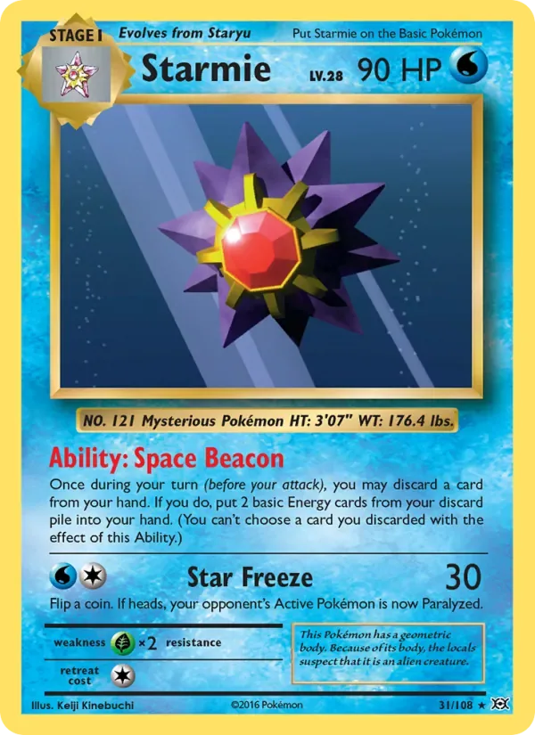 Starmie, Evolutions