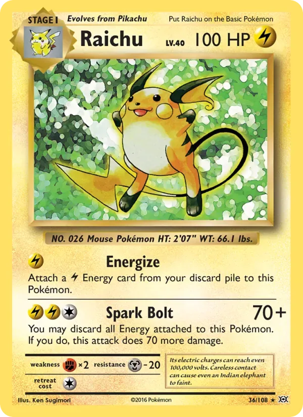 Raichu, Evolutions