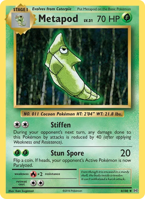 Metapod, Evolutions