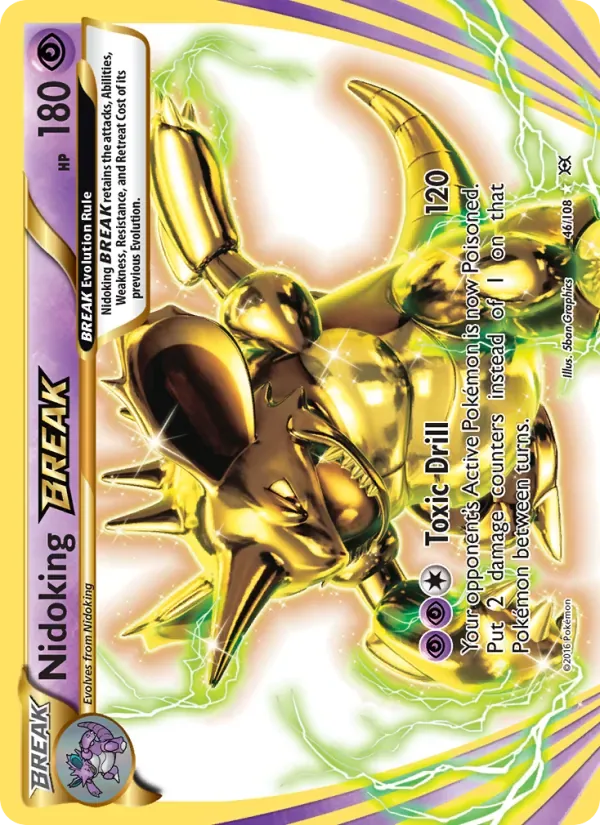 Nidoking BREAK, Evolutions