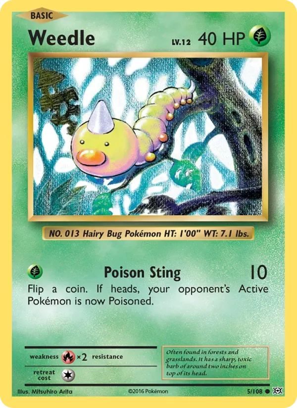 Weedle, Evolutions