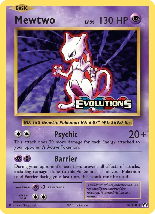 Mewtwo, Evolutions