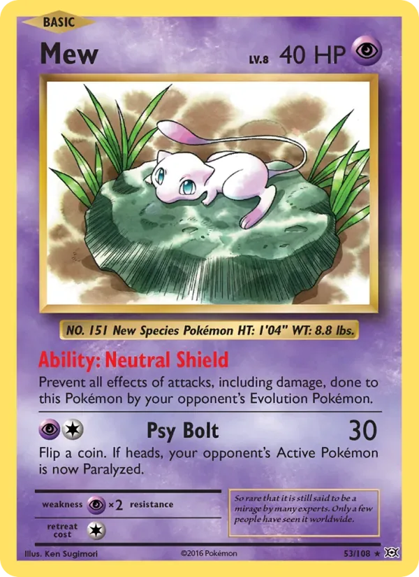 Mew, Evolutions