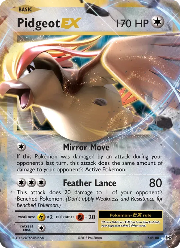 Pidgeot EX, Evolutions