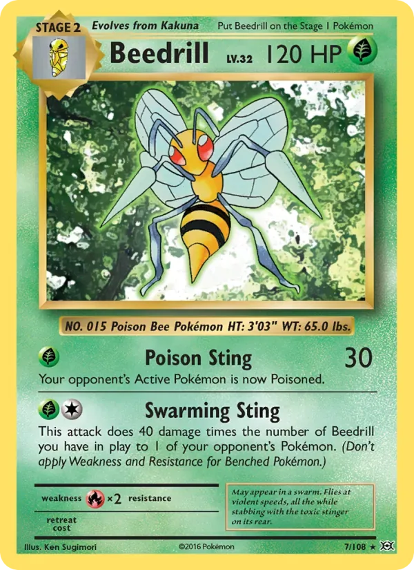 Beedrill, Evolutions