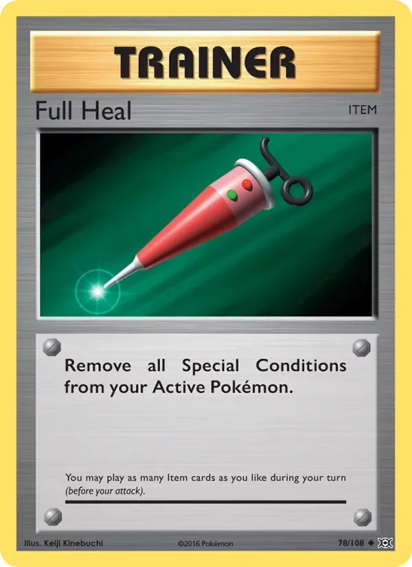 Full Heal, Evolutions