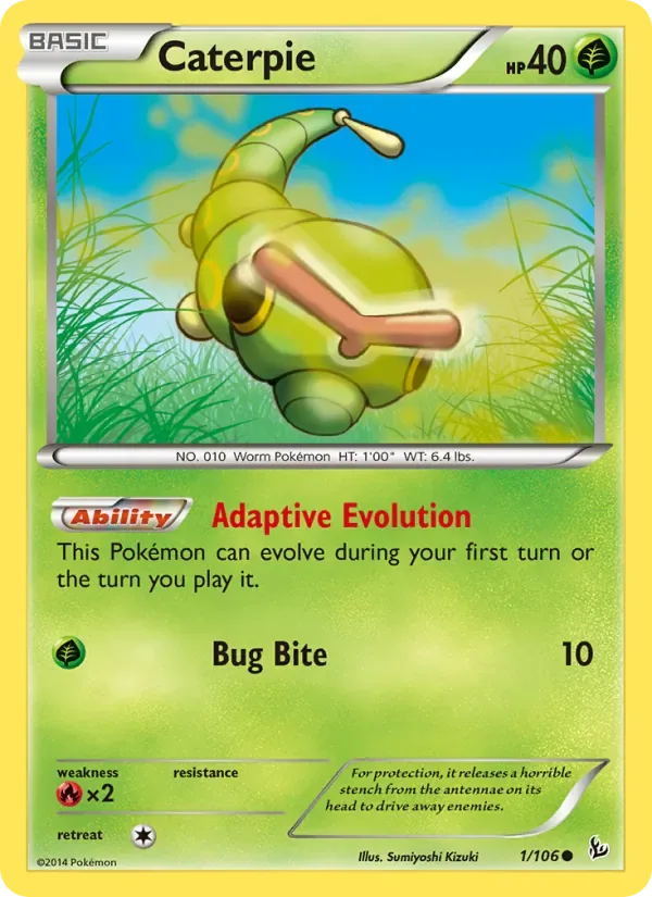 Caterpie, Flashfire