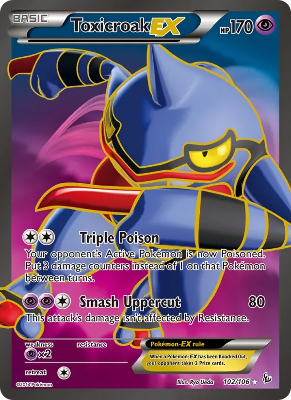 Toxicroak EX, Flashfire