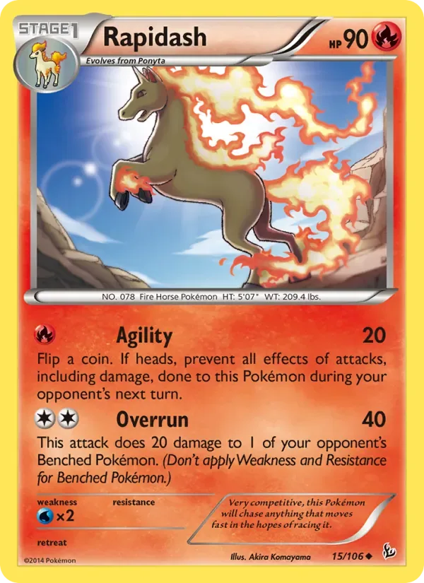 Rapidash, Flashfire