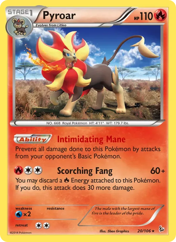Pyroar, Flashfire