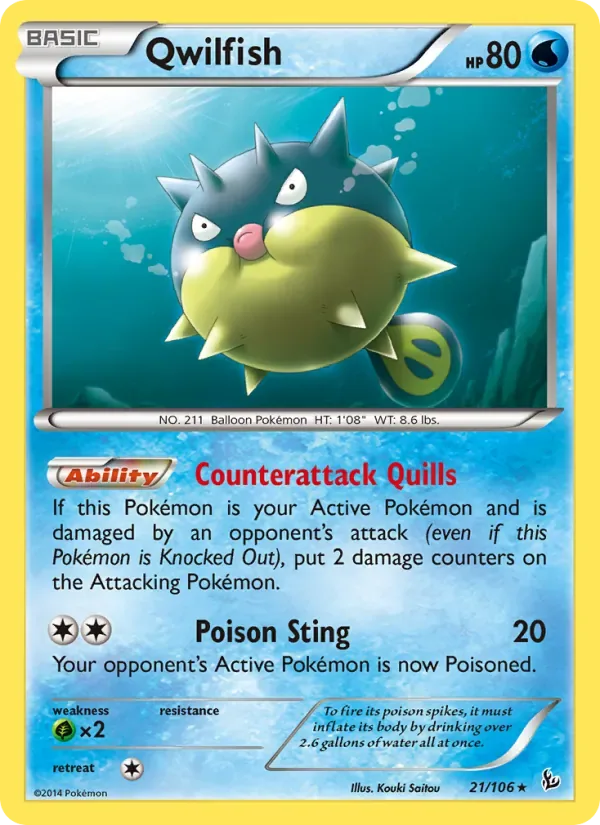 Qwilfish, Flashfire