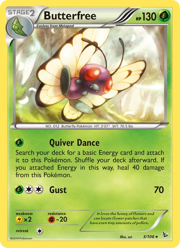 Butterfree, Flashfire