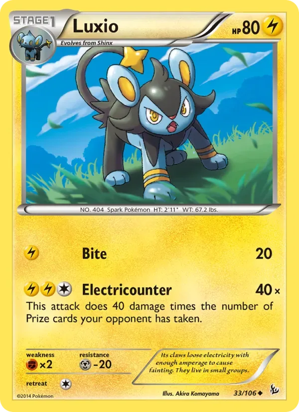 Luxio, Flashfire