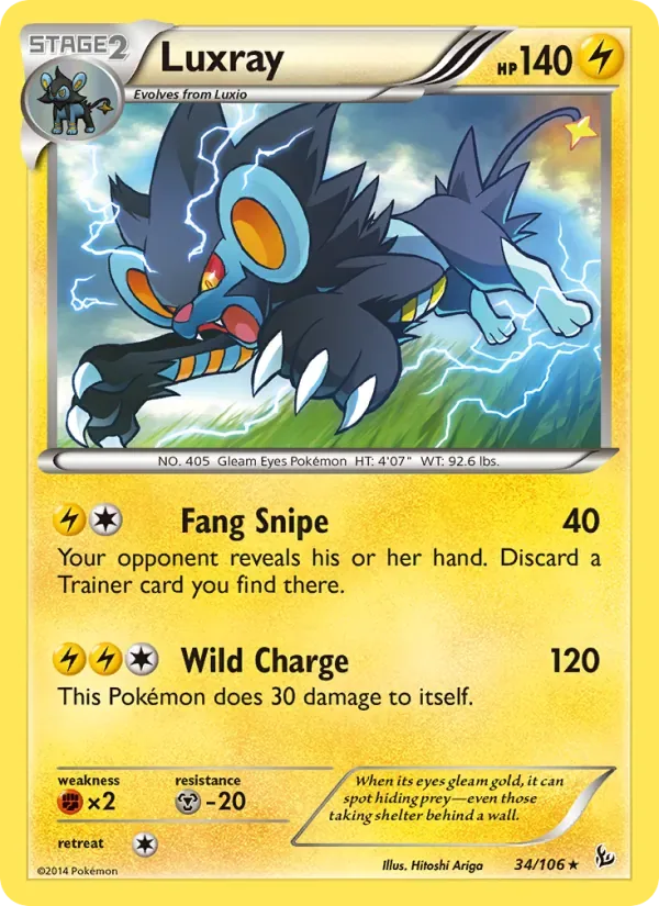 Luxray, Flashfire