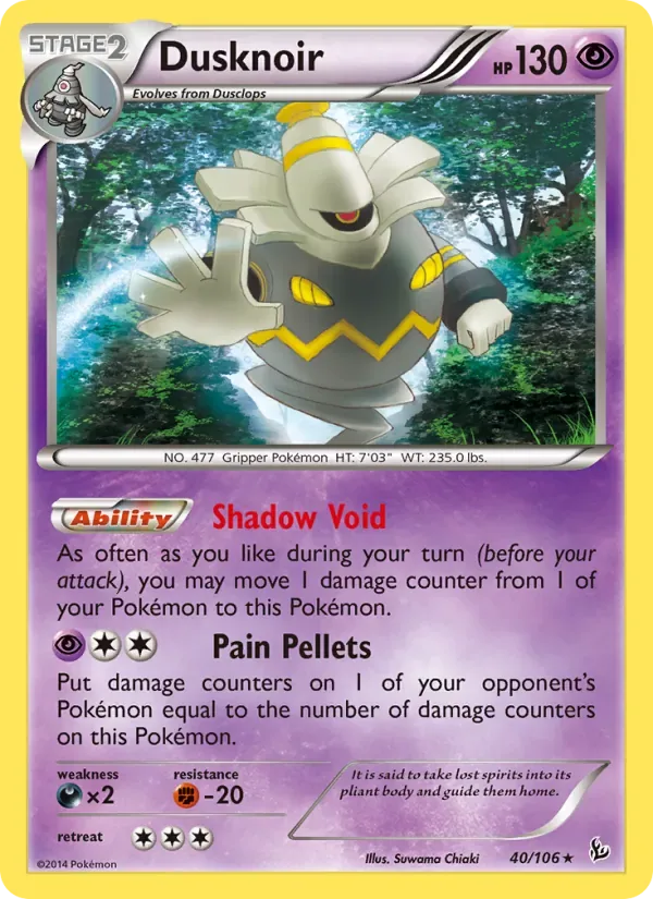Dusknoir, Flashfire