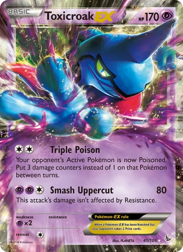 Toxicroak EX, Flashfire