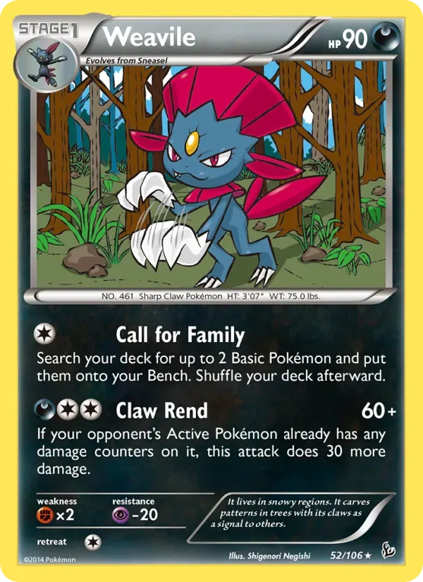 Weavile, Flashfire